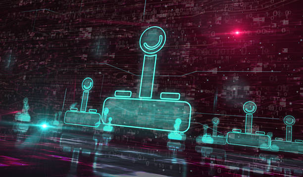 istock Joystick gaming symbol digital concept 3d illustration 2219302727