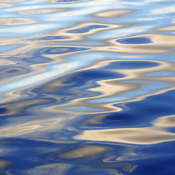 istock Abstract wave dark blue color, pure natural swirl pattern texture, background photo. 2219303848