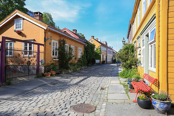 istock Residential district Bakklandet in Trondheim 2219305704