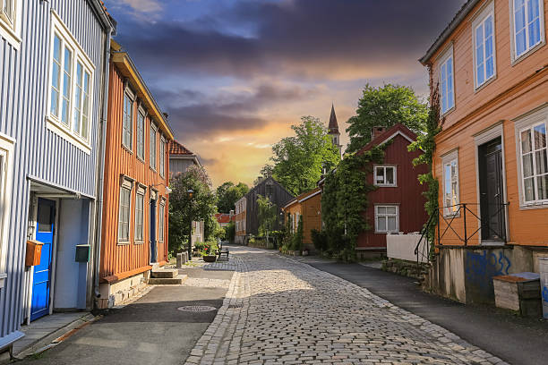 istock Residential district Bakklandet in Trondheim 2219305742