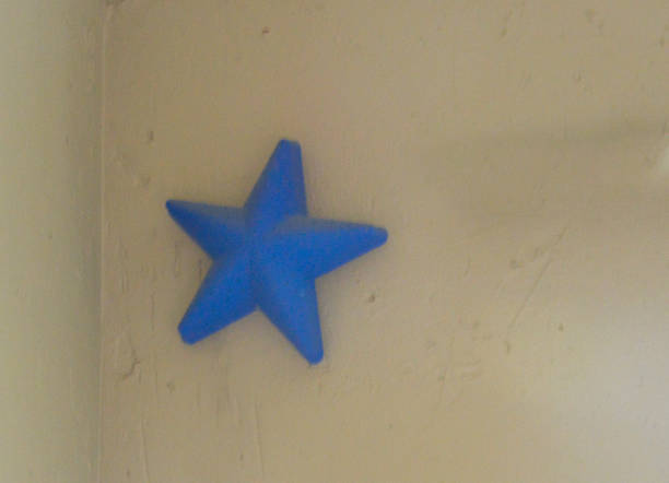 Photo of star light on beige wall