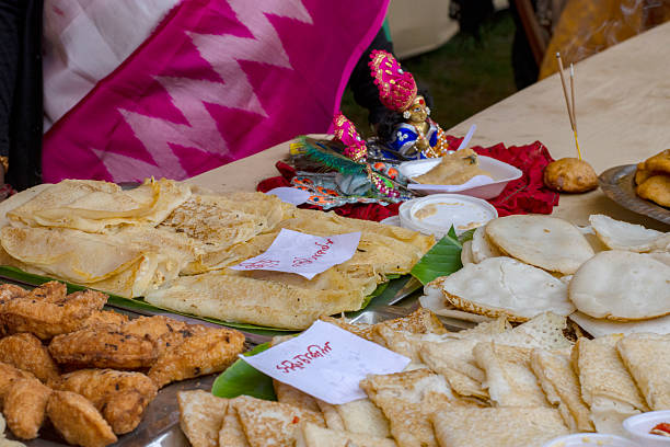 istock Traditional Bengali Pitha Sweets with Rice Flour, Coconut, and Nalen Gur 2219310348
