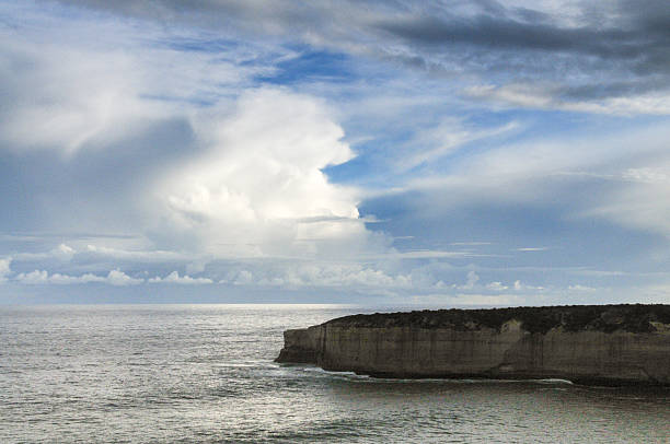 Exterior landscape scene of Australia's south coast, near the famous twelfe apostles, along the great ocean road.