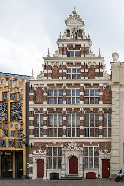 The city hall of Deventer in The Netherlands consists of several buildings, from late medieval to contemporary. This is the beautiful middle and oldest one.