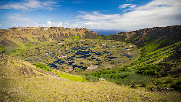 istock Caldera of Rano Kau volcano on Easter Island. 2219324576