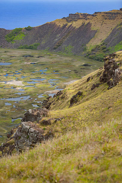istock Caldera of Rano Kau volcano on Easter Island. 2219324606