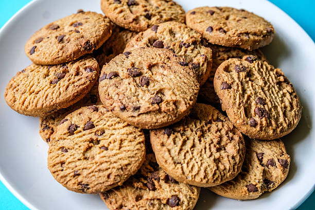 istock Selection of Traditional Classic Chocolate Chip Cookies 2219327488