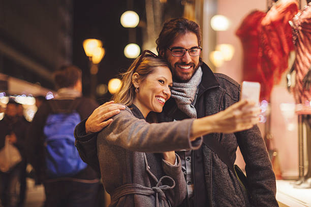 istock Young couple in the city 2219328038