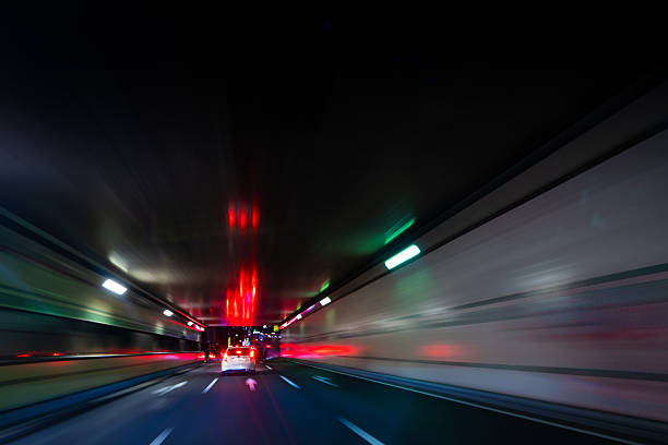 Through the Steel Tunnel at Night