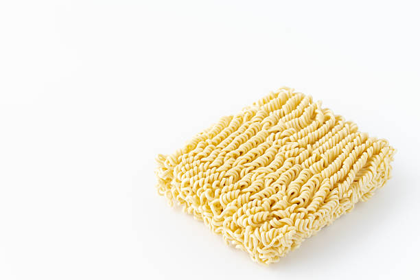 istock Instant ramen noodles against a white background 2219332921