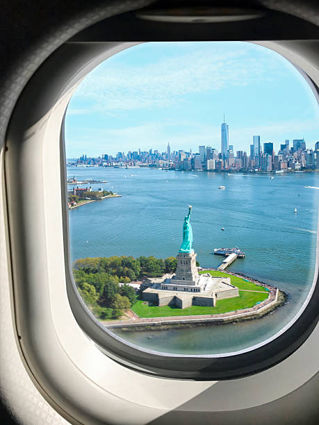 istock New York from airplane window 2219334124