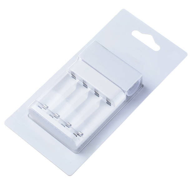 istock Charger for nickel-magnesium rechargeable batteries, angled perspective, isolated on white background. 2219335216