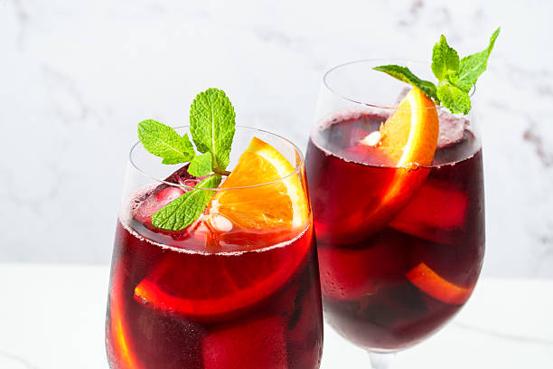 istock Sangria with fresh fruits and ice. 2219335431