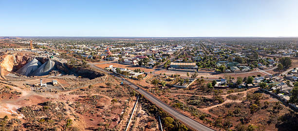 istock Panoramic aerial view from underground gold mine and Kalgoorlie-Boulder 2219339069