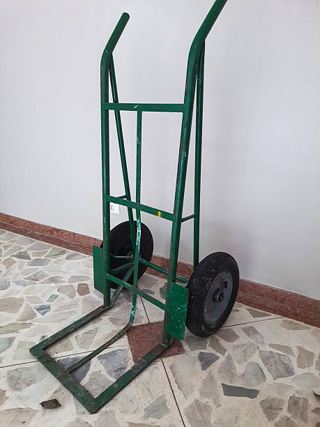 istock Manual goods transport trolley 2219340907