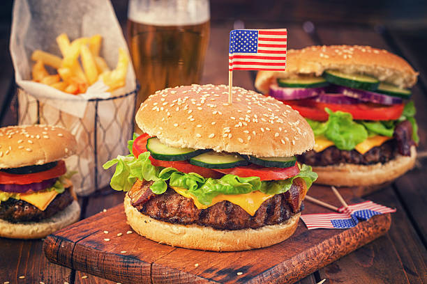 istock Beef Burger for 4th of July celebration 2219341596