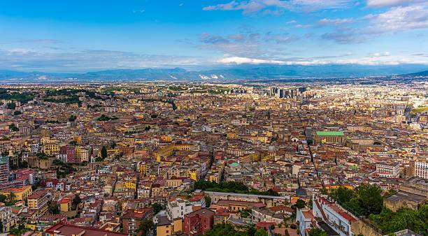 istock Panoramic view of Naples cityscape. 2219341824
