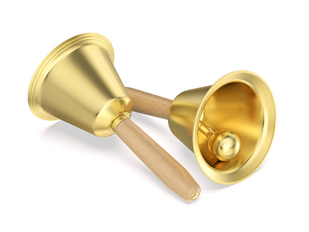istock Pair of handbells with wooden handles 2219344128