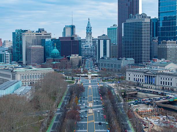 istock Philadelphia skyline aerial view. 2219346809