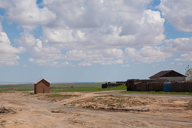 istock Bulgan town buildings view, Mongolia 2219355183