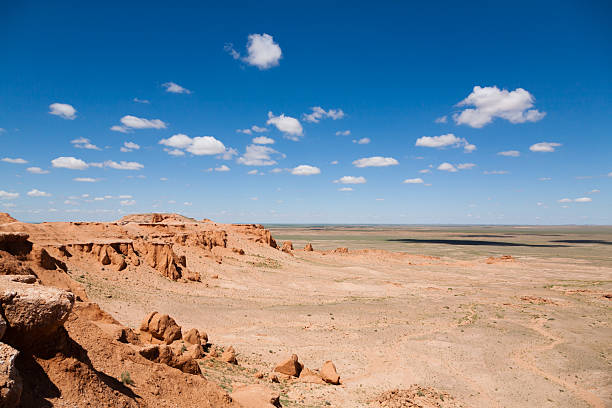 istock Flaming Cliffs rocks landscape, Mongolia. Gobi desert 2219355718