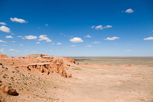 istock Flaming Cliffs rocks landscape, Mongolia. Gobi desert 2219355894