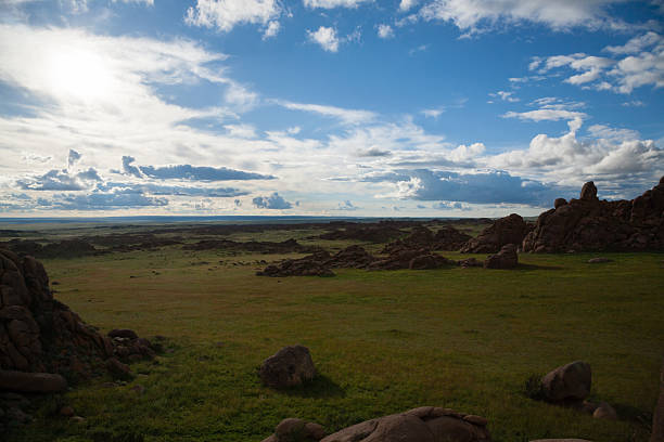 Ikh gazriin chuluu National Park landscape, Mongolia. Gobi desert area