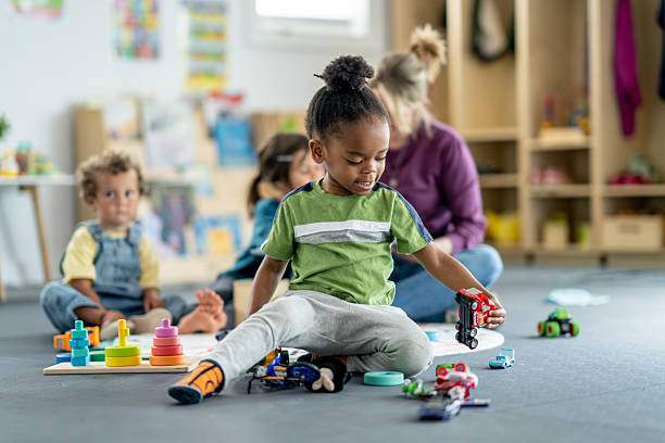 istock Children Engaging in Playtime Activities at a Daycare Setting 2219363369