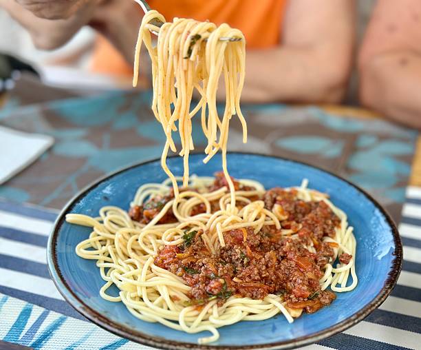 istock Spaghetti with bolognese sauce 2219364953