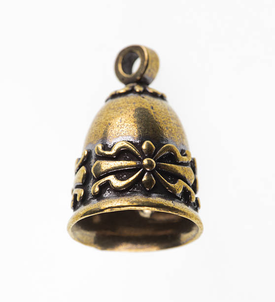 istock vintage bronze bell isolated on white background 2219366379