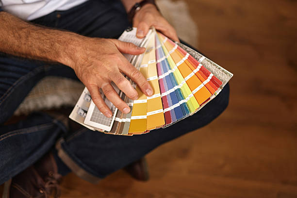 istock Interior designer choosing colors for a new home renovation project 2219375183