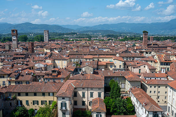 Panoramica Lucca, città delle 100 Chiese