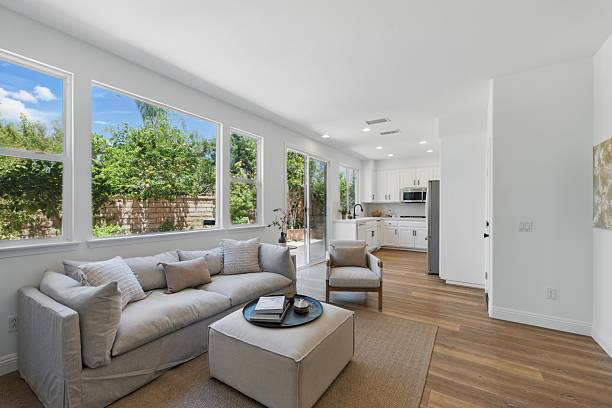 istock Sunny Open-Concept Living Room 2219381860