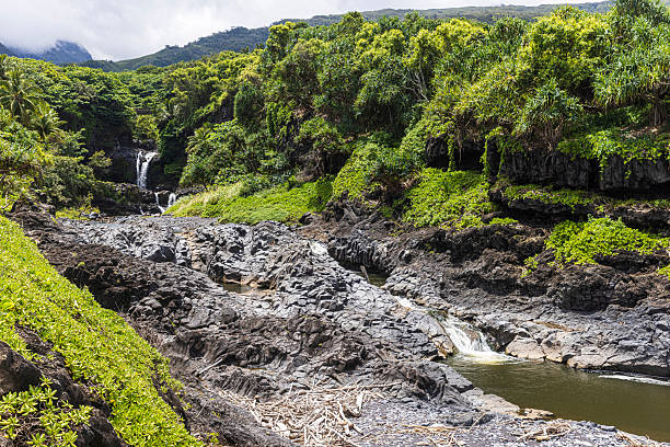 istock Waterfall Along the Road to Hana 2219396424