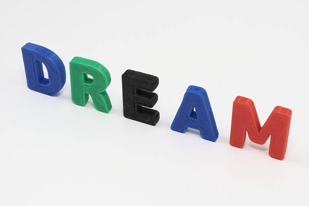 istock Three-dimensional DREAM shadow, quiet beauty expressing infinite dreams. 2219398589