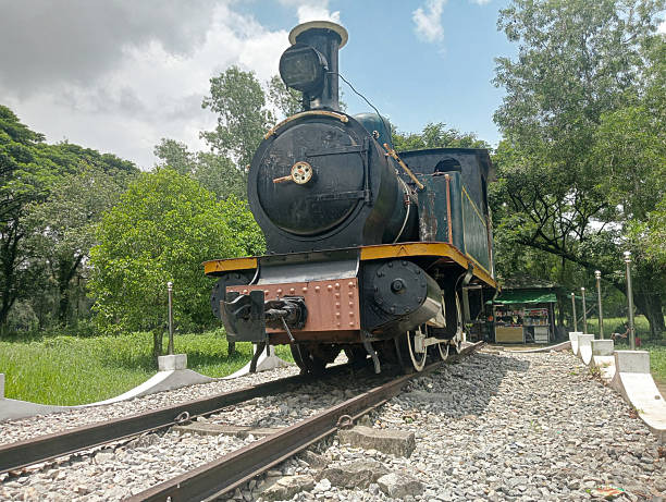 istock An old steam train in a park in Yangon, Myanmar 2219398991