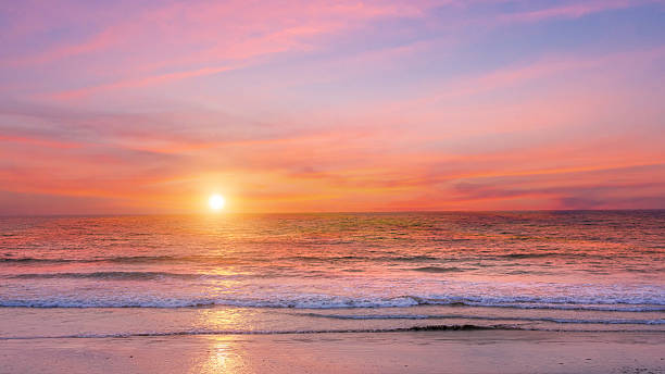 istock landscape of sunset sky on the coast 2219402516
