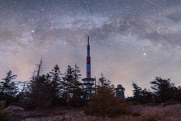 istock Observatory under the Milky Way Galaxy at Night 2219424997