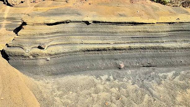 istock Layered Rock Formation Featuring Unique Textures and Vivid Colors to Explore and Appreciate 2219427179