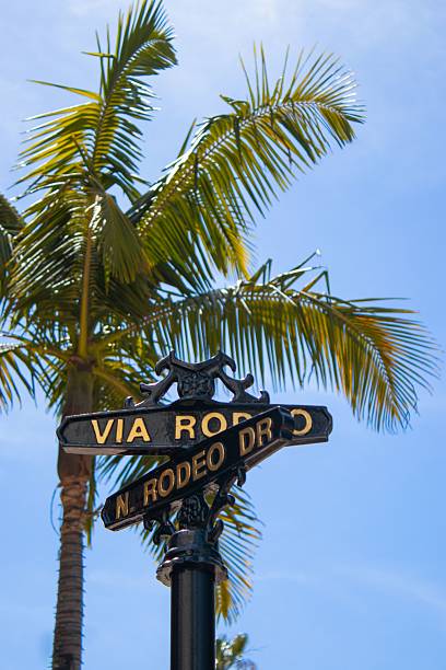 istock Via Rodeo street sign in Beverly Hills. 2219430062