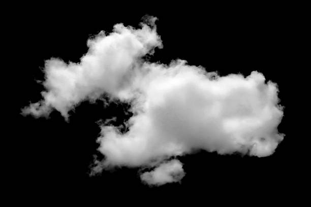 istock Clouds in the sky with black and white isolated like background with lights and patterns isolated on the image. 2219430571