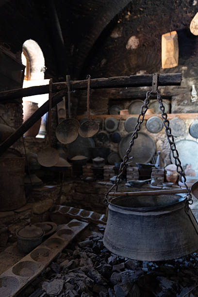 istock The old and rare kitchen in the monastery 2219432129