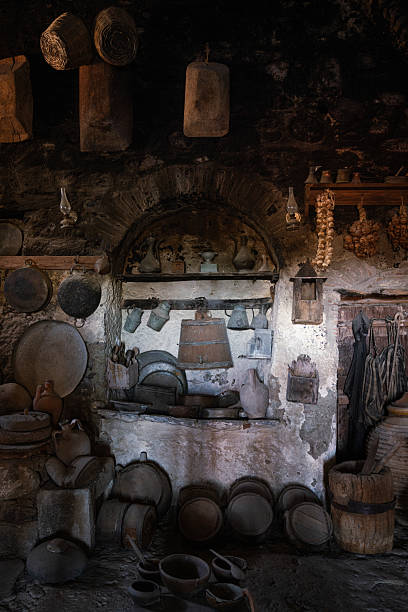 istock The old and rare kitchen in the monastery 2219432721