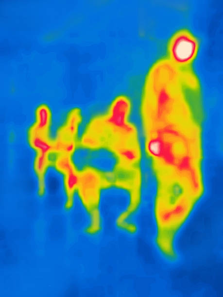istock Passengers sitting on public transport infrared 2219436701