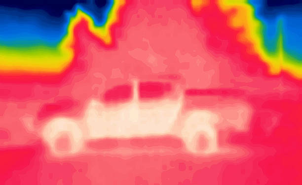 istock Station wagon, sedan infrared 2219436702