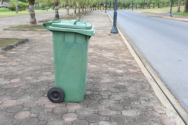 istock Garbage bin in the park to keep the environment clean. 2219441516
