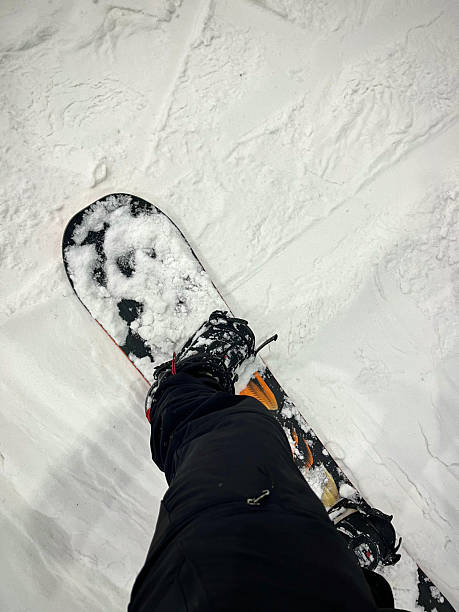 istock Snowboarding Experience in Fresh Powder From a Rider's Perspective 2219441613