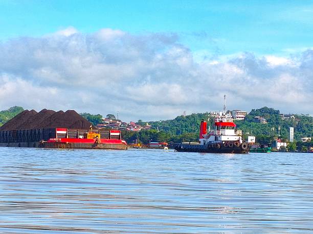 istock A tugboat is a ship that can be used to maneuver, primarily to pull or push other ships. 2219443402