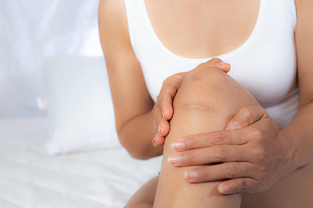 istock Knee pain Knee pain from arthritis in the elderly makes walking difficult Health problems and medical concepts about inflammatory diseases 2219459209