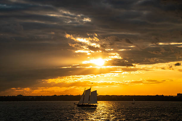 istock The New York harbor sunset 2219459929